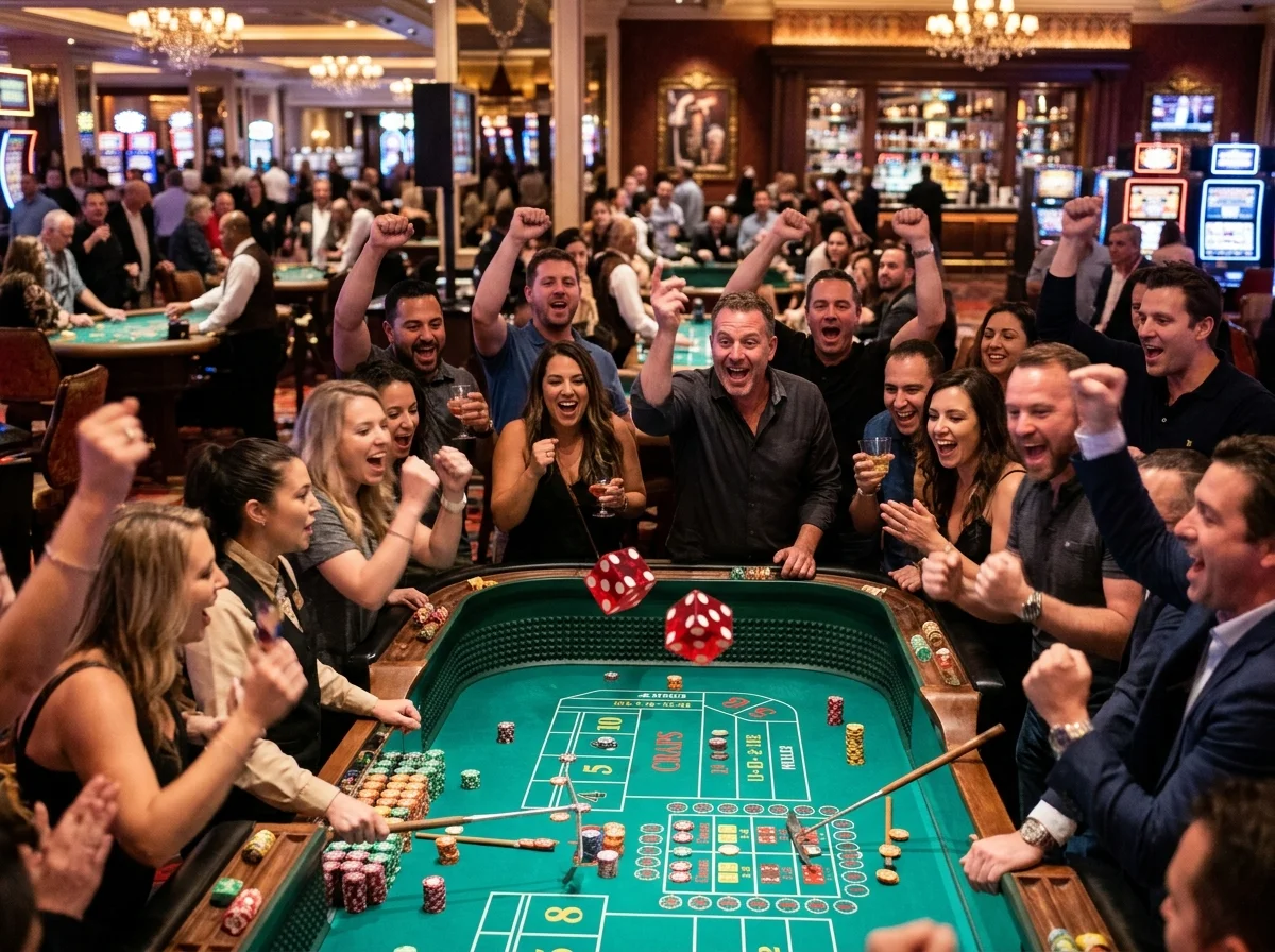 Craps at Golden Lady live dealer casino